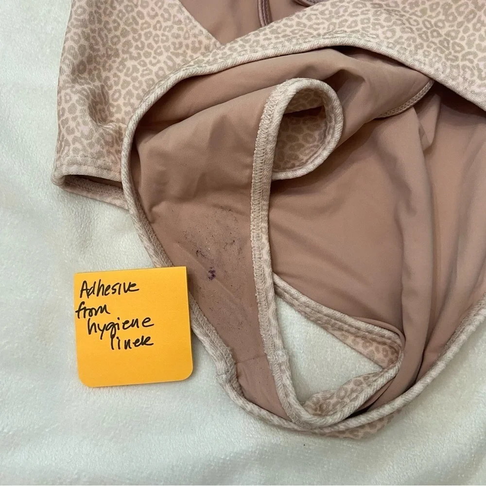 New! Frankie’s bikinis Alice Terry Wrap One Piece leopard Swimsuit 3775